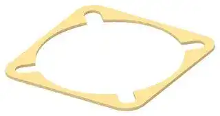 2428002-1: EMI Shielding Gasket, Conductive Sheet, Silver Plated Aluminium, 38.1mm L x 38.1mm W x 0.8mm D