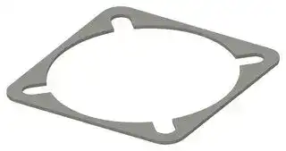 93-22065: EMI Shielding Gasket, Conductive Sheet, Nickel Plated Graphite, 41.28mm L x 41.28mm W x 0.8mm D