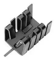 FK 252 SA 220 V: Heat Sink, For Transistors, TO-220, Black Anodized, 26 °C/W, TO-220, 14.5 mm, 13.51 mm, 25.4 mm