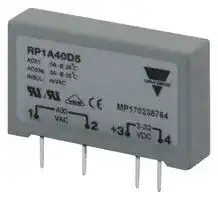 RP1A23D6: Solid State Relay, SPST-NO, 5.5 A, 265 VAC, Through Hole, Solder, Zero Crossing