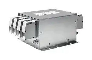3-128-417: Power Line Filter, Industrial, 520 VAC, 110 A, Three Phase, 2 Stage, Chassis Mount