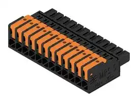 2741660000: Pluggable Terminal Block, 5 mm, 12 Ways, 2.5 mm², Snap In