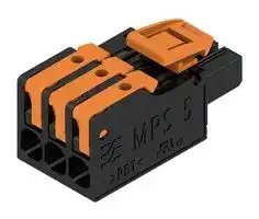 2741680000: Pluggable Terminal Block, 5 mm, 3 Ways, 2.5 mm², Snap In
