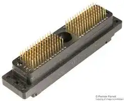DL1-156RW-6B: Connector, ZIF, ITT Cannon DL, 156 Contacts, 2.54 mm, Receptacle, Through Hole, 6 Rows
