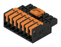 2741720000: Pluggable Terminal Block, 5 mm, 7 Ways, 2.5 mm², Snap In