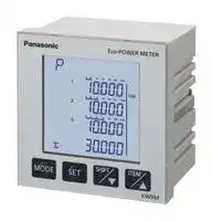 AKW91110: Panel Meter, 85 VAC to 264 VAC, 50/60 Hz, Panel Mount, KW9M Series