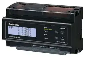 AKW263100A: Panel Meter, 100 VAC to 240 VAC, 50/60 Hz, DIN Rail Mount, KW2M Series