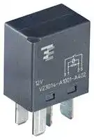 4-1904124-2: Automotive Relay, 12 VDC, 30 A, SPST-NO, Plug In, Quick Connect, Micro Relay A Series