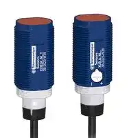 XUB2ANXNL2: Photoelectric Sensor, 30m, Red LED, NPN, 2m 4 Wire Cable, Through Beam, IP65, IP67