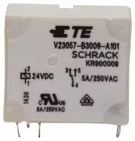 2-1393216-6: Power Relay, SPDT, 24 VDC, 8 A, V23057 Series, Through Hole, Non Latching
