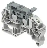 1SNK708410R0000: Fused Terminal Block, 2 Ways, 6 mm², Clamp, 6.3 A