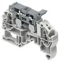1SNK708413R0000: Fused Terminal Block, 2 Ways, 6 mm², Clamp, 6.3 A