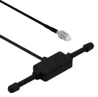 ALPHA18/2.5M/FMEF/S/S/26: Whip Antenna, 2.1GHz, 2 VSWR, 3dBi Gain, 50ohm, Linear Polarisation, Adhesive