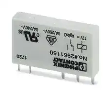 2961150: Power Relay, SPDT, 12 VDC, 3 A, REL-MR Series, Through Hole