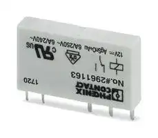 2961163: Power Relay, SPDT, 12 VDC, 3 A, REL-MR Series, Through Hole