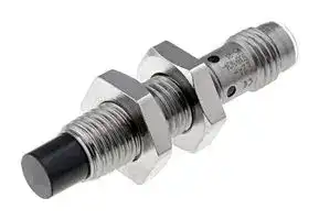 E2A-S08KN04-M5-B1 OMC: Inductive Proximity Sensor, Cylindrical, E2A Series, M8, 4 mm, PNP-NO, 12 V to 24 V, Connector
