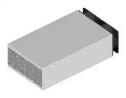 LA 18 400 230: Fan / Force Cooled Heat Sink, 230VAC, 0.25 K/W, 120 mm, 243 mm, 400 mm, 160 m³/h, 47 dBA