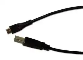 MC000948: USB Cable, Type A Plug to Micro Type B Plug, 1 m, 3.28 ft, USB 2.0, Black