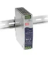 WDR-60-12: AC/DC DIN Rail Power Supply (PSU), ITE & Laboratory Equipment, 1 Output, 60 W, 12 V, 5 A