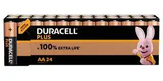 MN1500  P24 +/PWR: Battery, 1.5 V, AA, Alkaline, Raised Positive and Flat Negative, 24