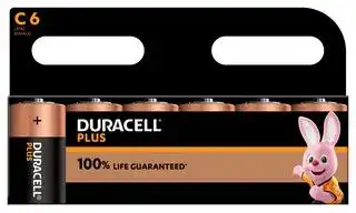 MN1400 P6 +/PWR: Battery, 1.5 V, C, Alkaline, Raised Positive and Flat Negative, 6