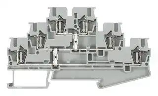 8WH2035-0AF00: Fused Terminal Block, Three-tier, 2.5 mm2, 24 A, 500 V, Spring-loaded Terminal