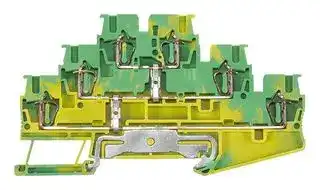 8WH2035-0CF07: Fused Terminal Block, Three-tier, PE, 2.5 mm2, Spring-loaded Terminal