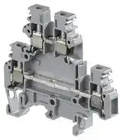 1SNA115271R2200: TERMINAL BLOCK, DIN RAIL, 4POS, 22-12AWG