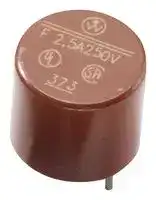38211000410: Fuse, PCB Leaded, 1 A, 250 V, TR5 382 Series, Time Delay, Radial Leaded