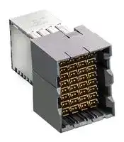 2298081-1 — Connector, Dual Beam, STRADA Whisper Series, 64 Contacts, 3.9 mm, Header, Press Fit, 8 Rows