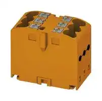 3273282: Panel Mount Barrier Terminal Block, 24 A, 500 V, 6 Pole, 3, Push In, 12 AWG
