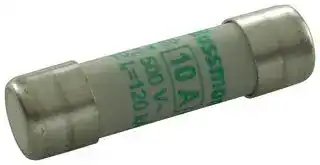 C10M10: Fuse, Industrial / Power, Class aM, 10 A, 500 V, 10mm x 38mm, 13/32" x 1-1/2"