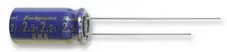 2.5DMB15M12.5X30 — Supercapacitor, High-Capacitance, 15 F, 2.5 V, PC Pin, ± 20%, 5 mm, 1000 hours @ 70°C