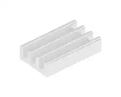 SK 688 25 AL: Heat Sink, 18 K/W, 6 mm, 15 mm, 25 mm