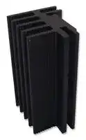 SK 573 50 SA: Heat Sink, Extruded, For Lock-In Retaining Spring, 7.2 °C/W, TO-3P, TO-218, TO-220, TO-247, TO-248