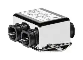 5500.2635.21: Power Line Filter, Industrial, 250 VAC, 10 A, Single Phase, 1 Stage, Chassis Mount