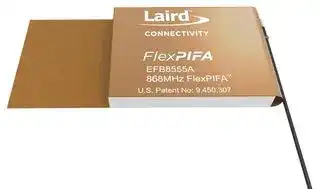 EFB8555A3S-15MH4L: RF Antenna, 863 to 870MHz, LoRaWAN / IoT, -1.1dBi, 50ohm, Adhesive / MHF4L Connector