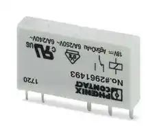 2961493: Power Relay, SPDT, 18 VDC, 3 A, REL-MR Series, Through Hole