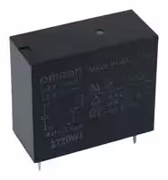 G2R-1A4-DC12: Power Relay, SPST-NO, 12 VDC, 10 A, G2R Series, Through Hole, Non Latching
