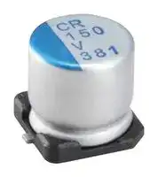 PCR1C221MCL1GS: Polymer Aluminium Electrolytic Capacitor, 220 µF, 16 V, Radial Can - SMD, 0.03 ohm