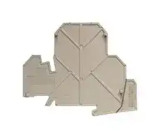 1839850000: END PLATE, PLASTIC, TERMINAL BLOCK