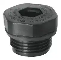 97572902: Sealing Plug, Signal Indicator, M20 x 1.5, Polyamide, Black, IP66, 26 mm Dia, 2 x 19 mm