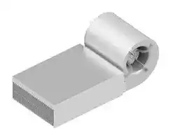 LA 20 400: Fan / Force Cooled Heat Sink, 230 VAC, 0.014 K/W, 126 mm, 300 mm, 400 mm, 1310 m³/h, 64 dBA
