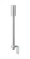 LR4-02LJNU: Body Unit, 40mm Modular LED Signal Tower, 24VDC, Pole Mount, L Bracket/Cable, Silver