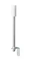 LR4-02LJNW: Body Unit, 40mm Modular LED Signal Tower, 24VDC, Pole Mount, L Bracket/Cable, Off White