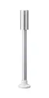 LR4-02PJNU: Body Unit, 40mm Modular LED Signal Tower, 24VDC, Pole Mount, Circular Bracket/Cable, Silver
