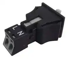 890-702: Pluggable Terminal Block, 2 Ways, 1.5 mm², Snap In