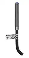 XS605R1NBL2: Inductive Proximity Sensor, 1.5 mm, 3-Wire, NPN/NC, Cylindrical M5 Thread, Cable, IP67, 12 to 24 VDC