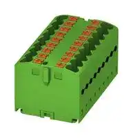 3273294: Panel Mount Barrier Terminal Block, 24 A, 500 V, 12 Pole, 6, Push In, 12 AWG