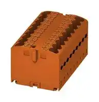3273304: Panel Mount Barrier Terminal Block, 24 A, 500 V, 12 Pole, 6, Push In, 12 AWG